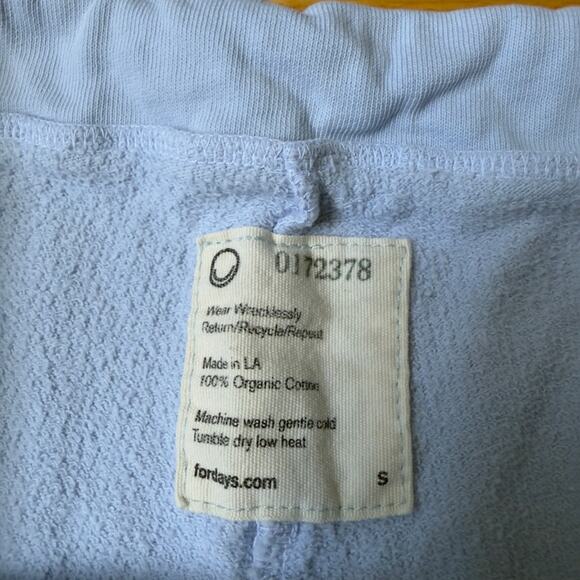 For Days Sweat Shorts Drawstring Blue - Picture 2 of 3